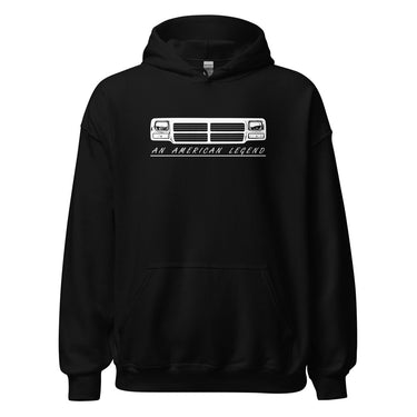 First Gen Ram Hoodie With 80s Front Grille-In-Black-From Aggressive Thread